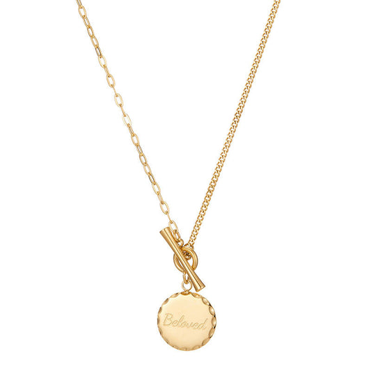 Big Popularity Simple Fade-Resistant Fine Jewelry Necklaces Stainless Steel Custom Name Fashion Pendant Necklaces for Women
