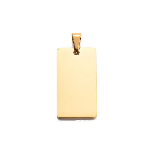 New Arrival Wholesale Customized Tarnish Free Stainless Steel Blank Necklace for Engraving