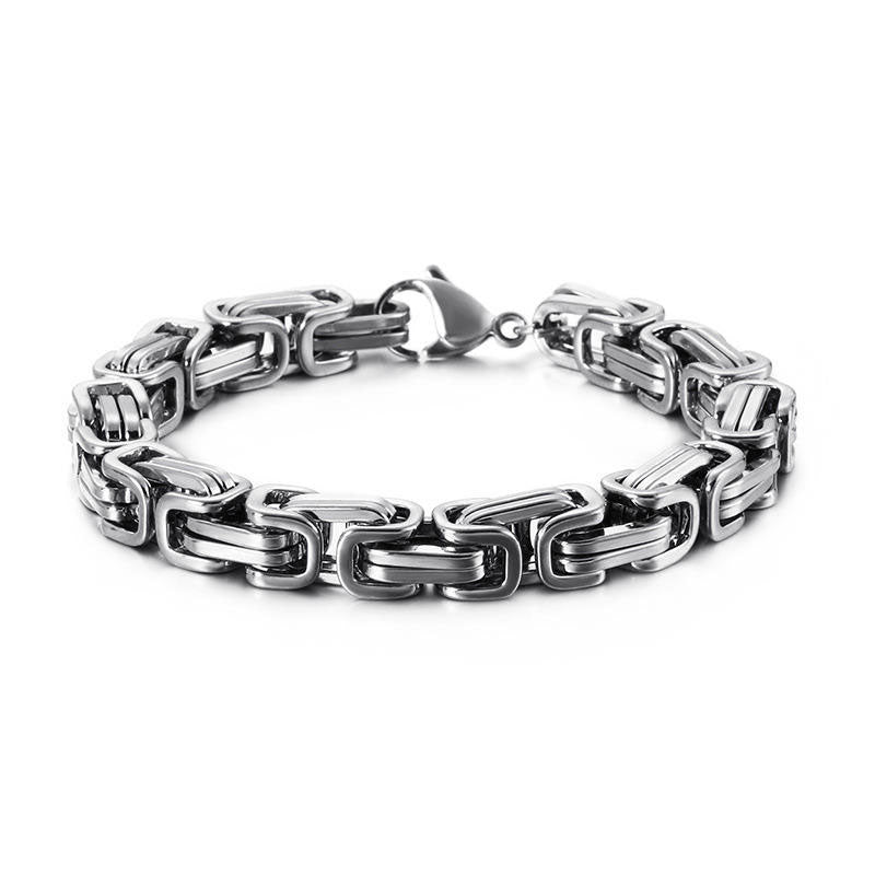 High Quality New Design Wholesale Custom Stainless Steel Handmade Chain Bracelets