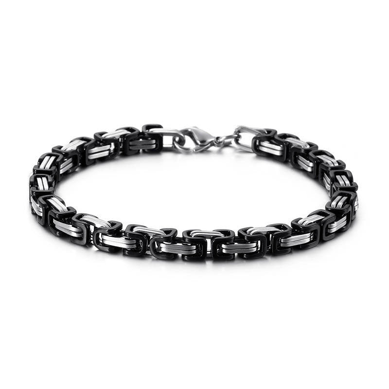 High Quality New Design Wholesale Custom Stainless Steel Handmade Chain Bracelets
