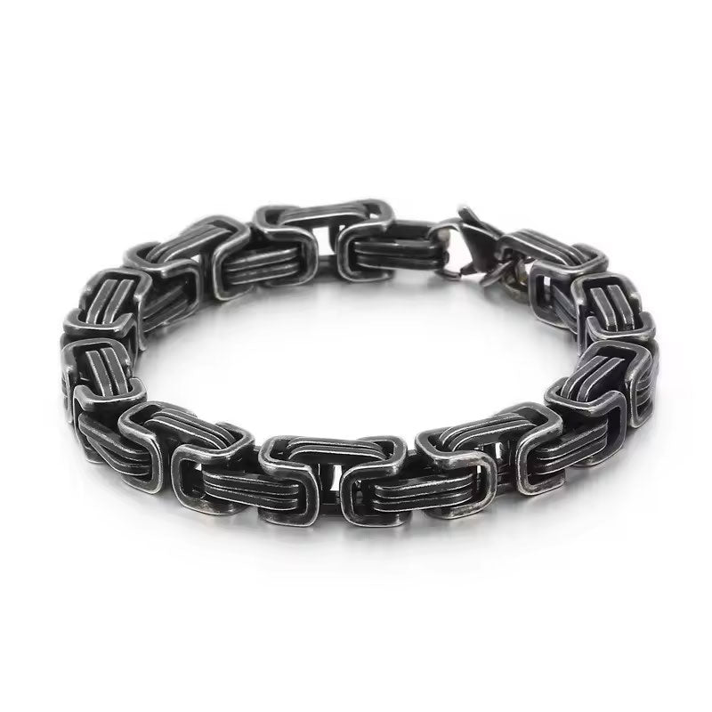 High Quality New Design Wholesale Custom Stainless Steel Handmade Chain Bracelets