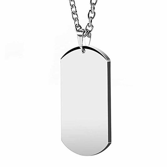 New Arrival Wholesale Customized Tarnish Free Stainless Steel Blank Pendant Necklace