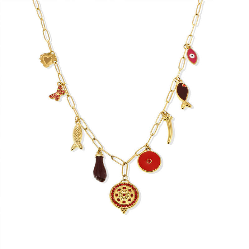 New Design Stainless Steel Charm Pendant DIY Necklace Pendant for Women