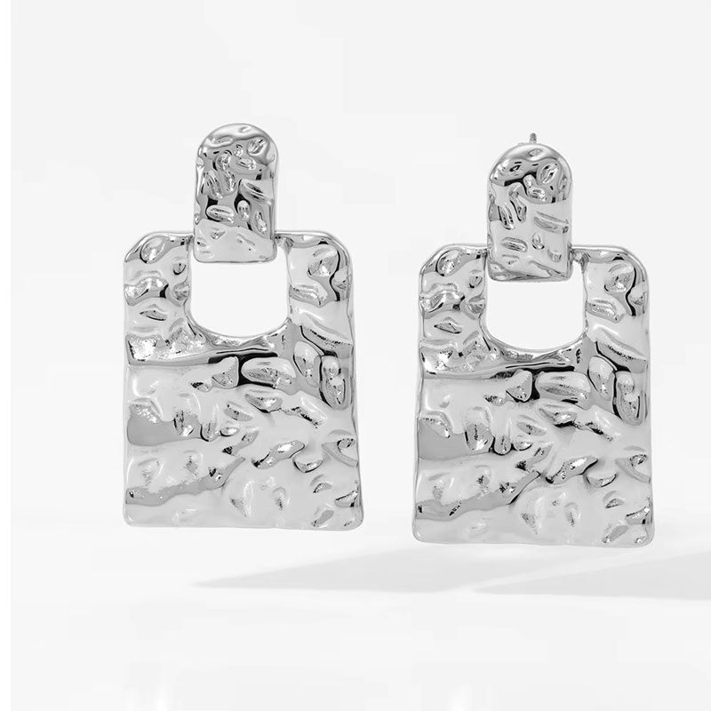 Stainless Steel Metal Cherry Cute Ear Studs Fashion Exquisite Golden Stud Earrings for Women Waterproof Jewelry