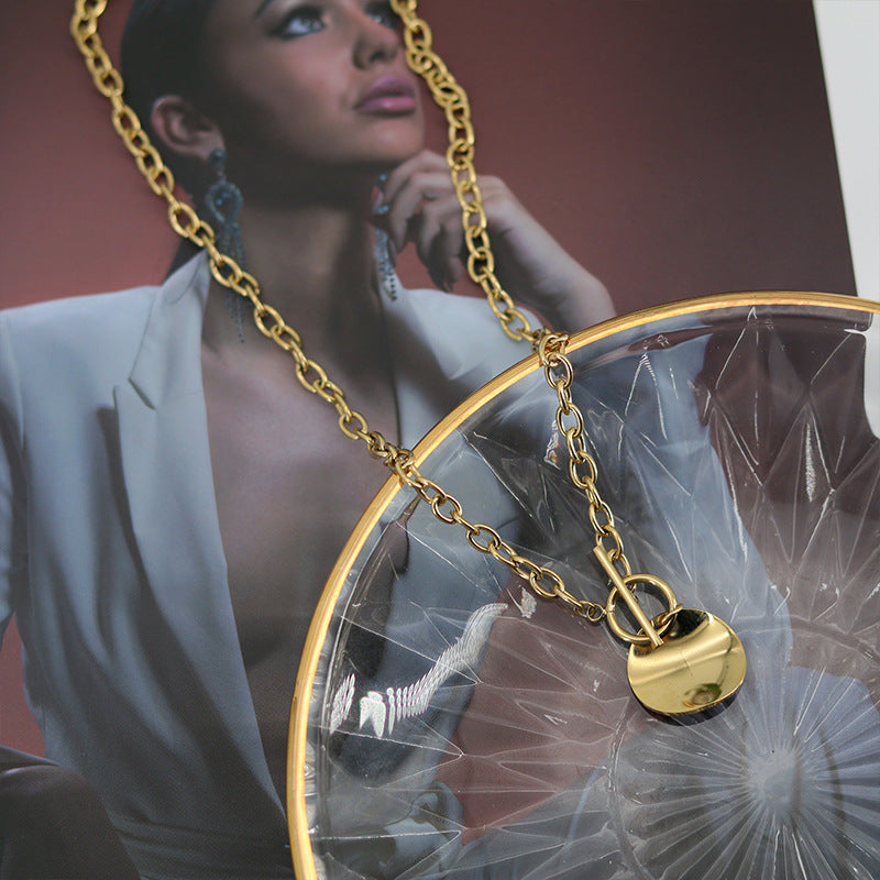 Custom 18K Gold Pendant Necklace